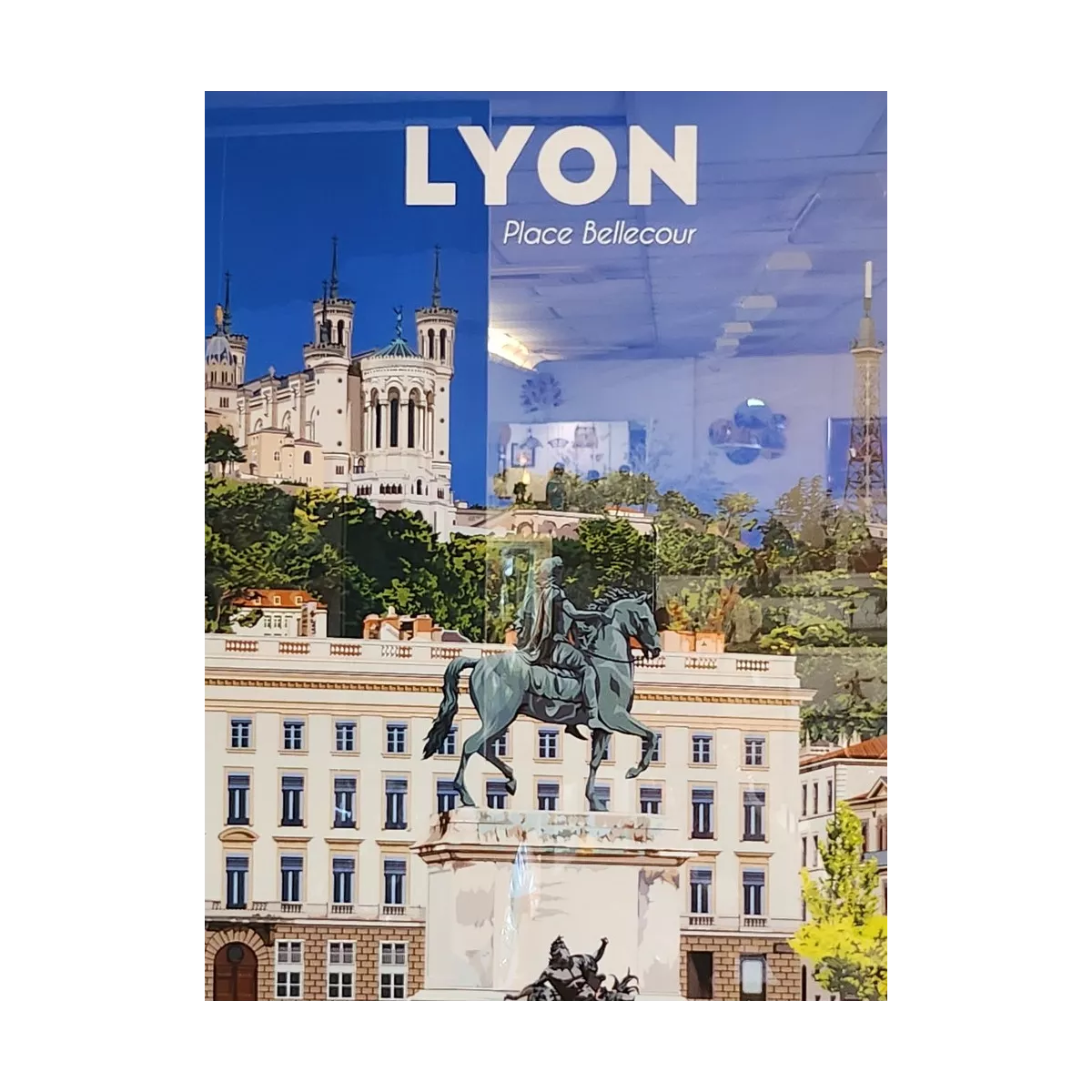 Tableau Poster Lyon Eté 30x40
