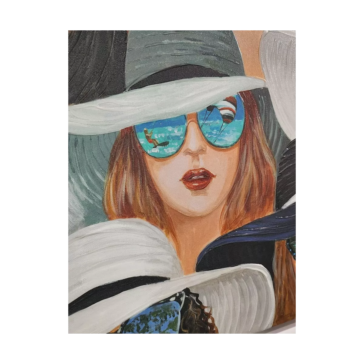 Tableau Rêve de Vacances 80x80