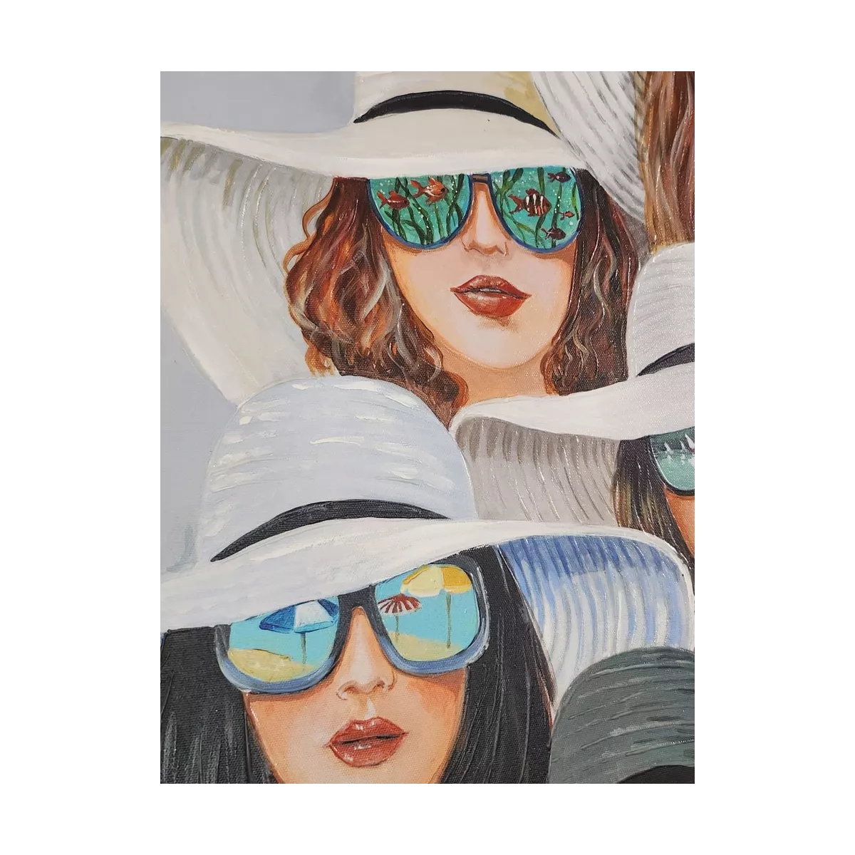 Tableau Rêve de Vacances 80x80