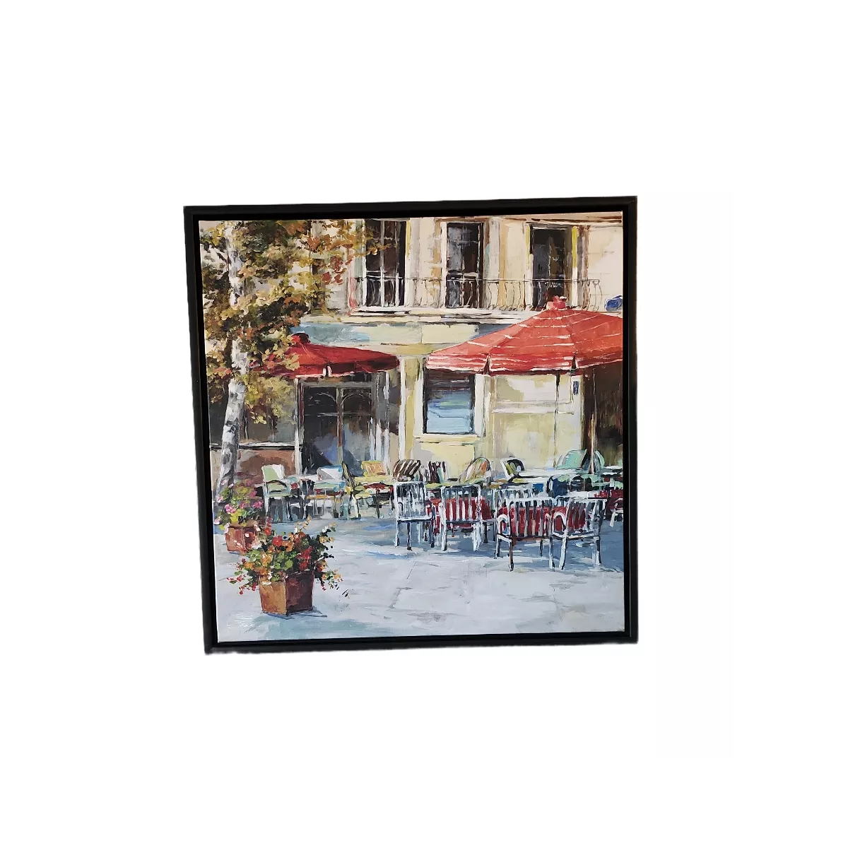 Tableau Café au Village 70x70