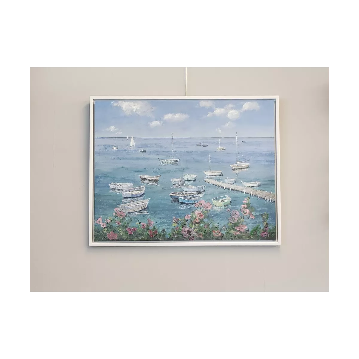 Tableau Une Baie en Eté 90x70