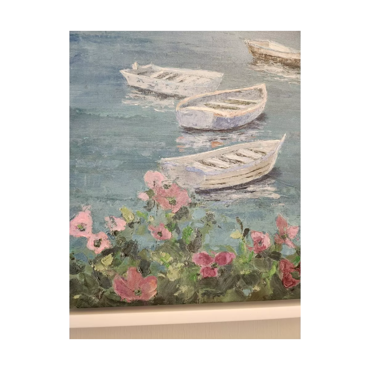 Tableau Une Baie en Eté 90x70