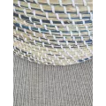Panière Jade à linge en Jonc bleu 42x57