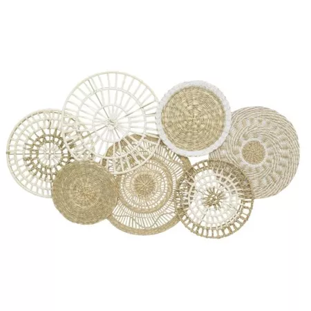 Decoration Murale en Jute et Coton 88x50