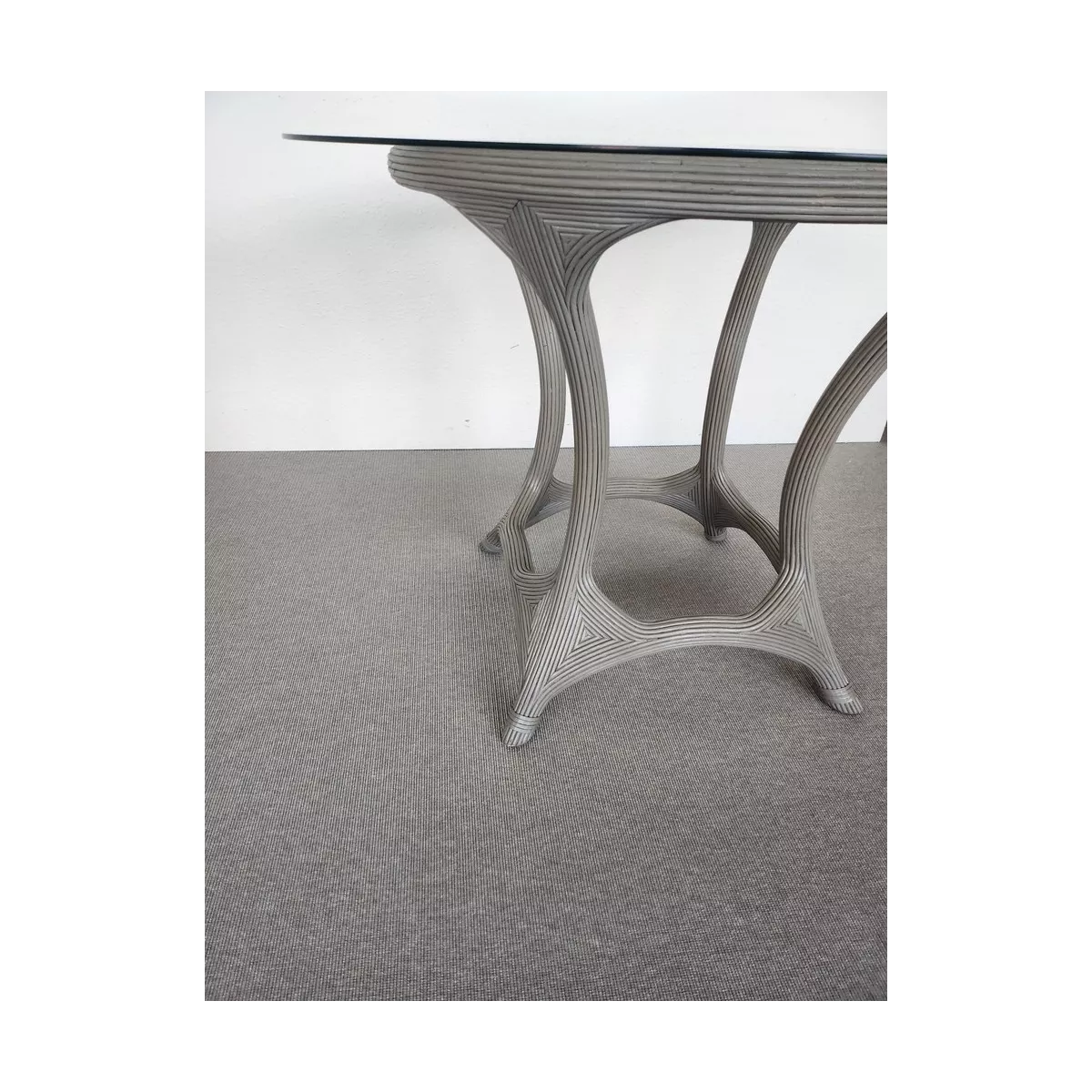 Table Helios Rotin Taupe