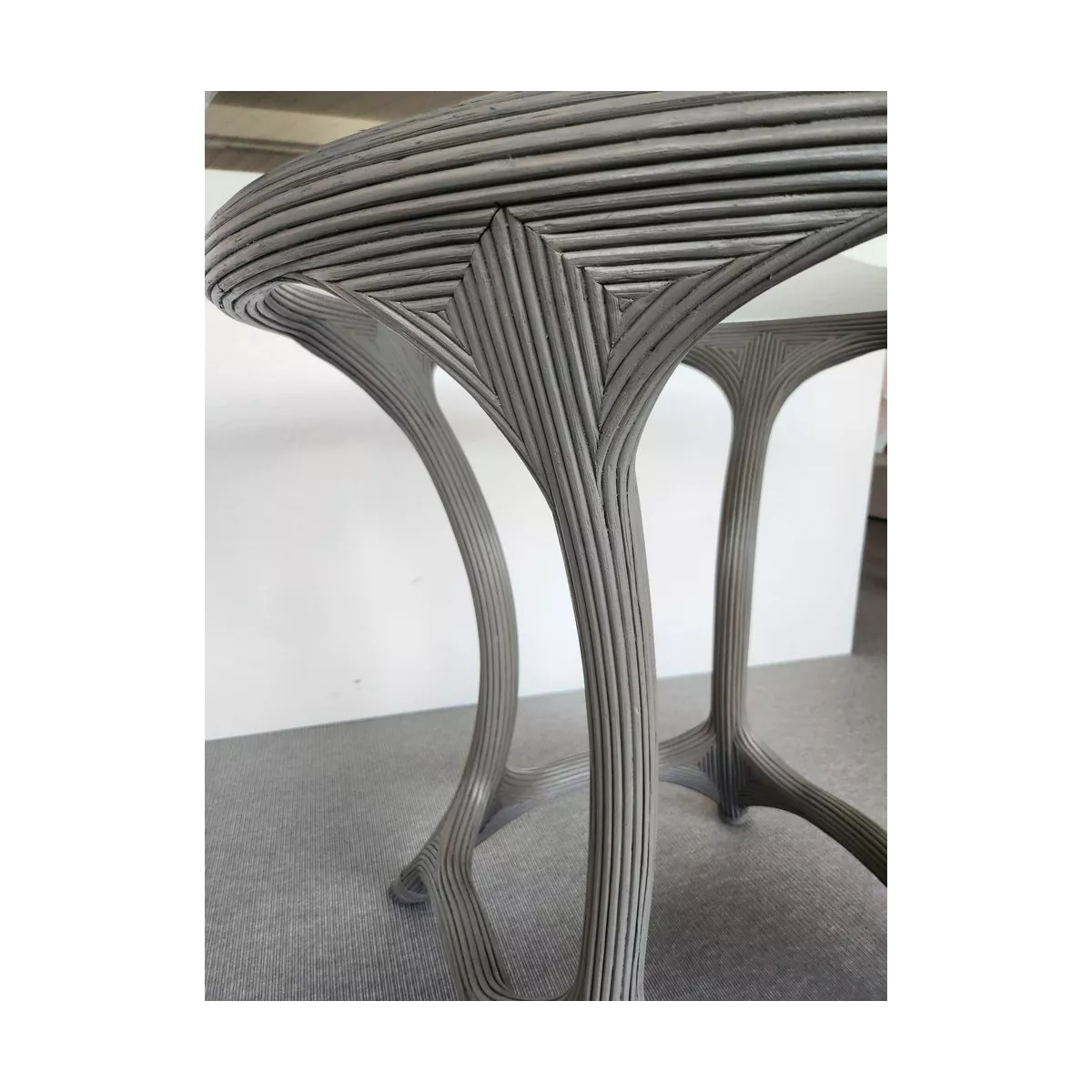 Table Helios Rotin Taupe