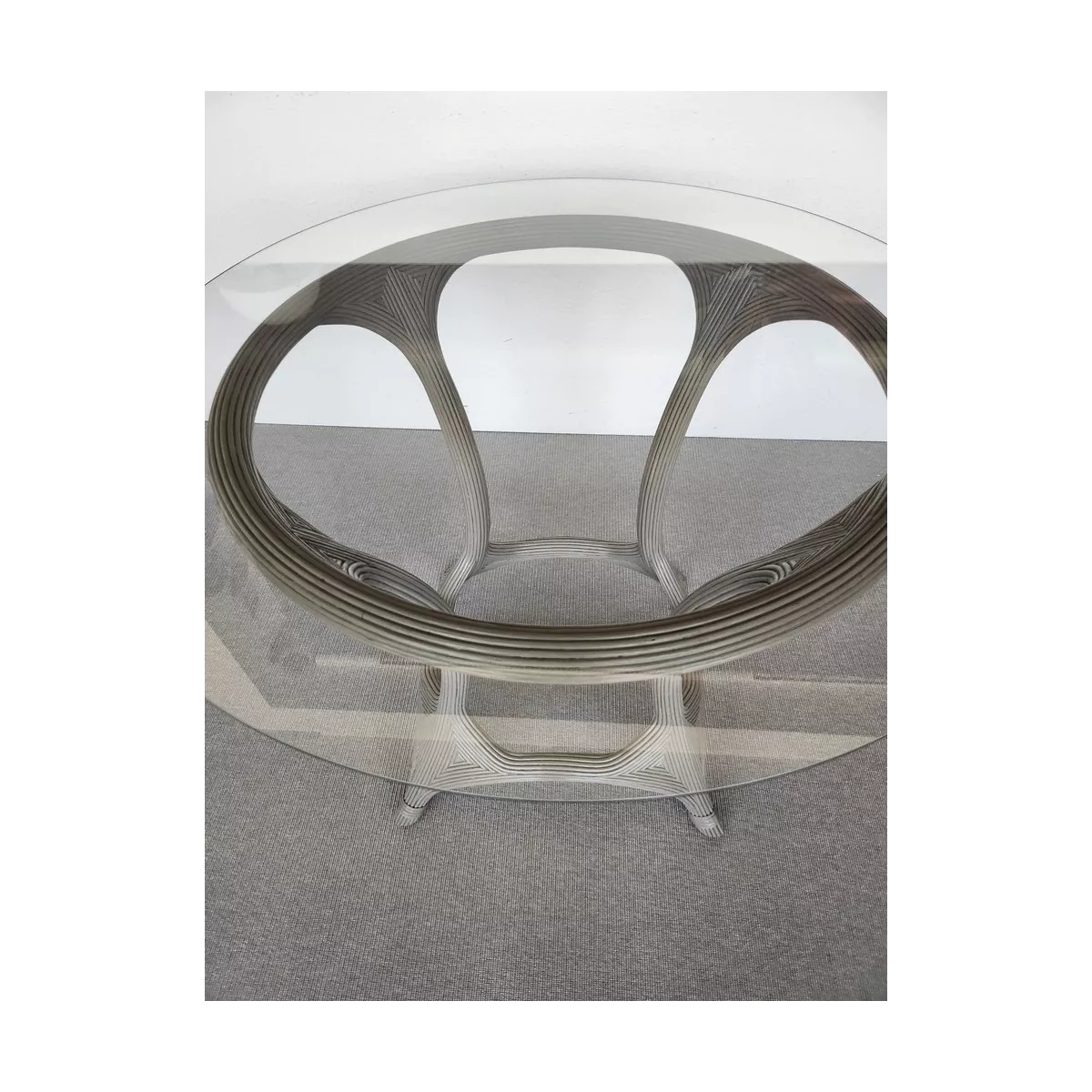 Table Helios Rotin Taupe