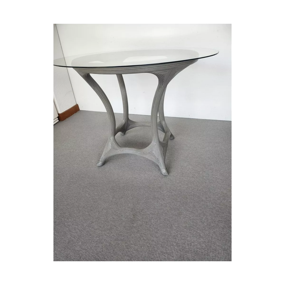 Table Helios Rotin Taupe