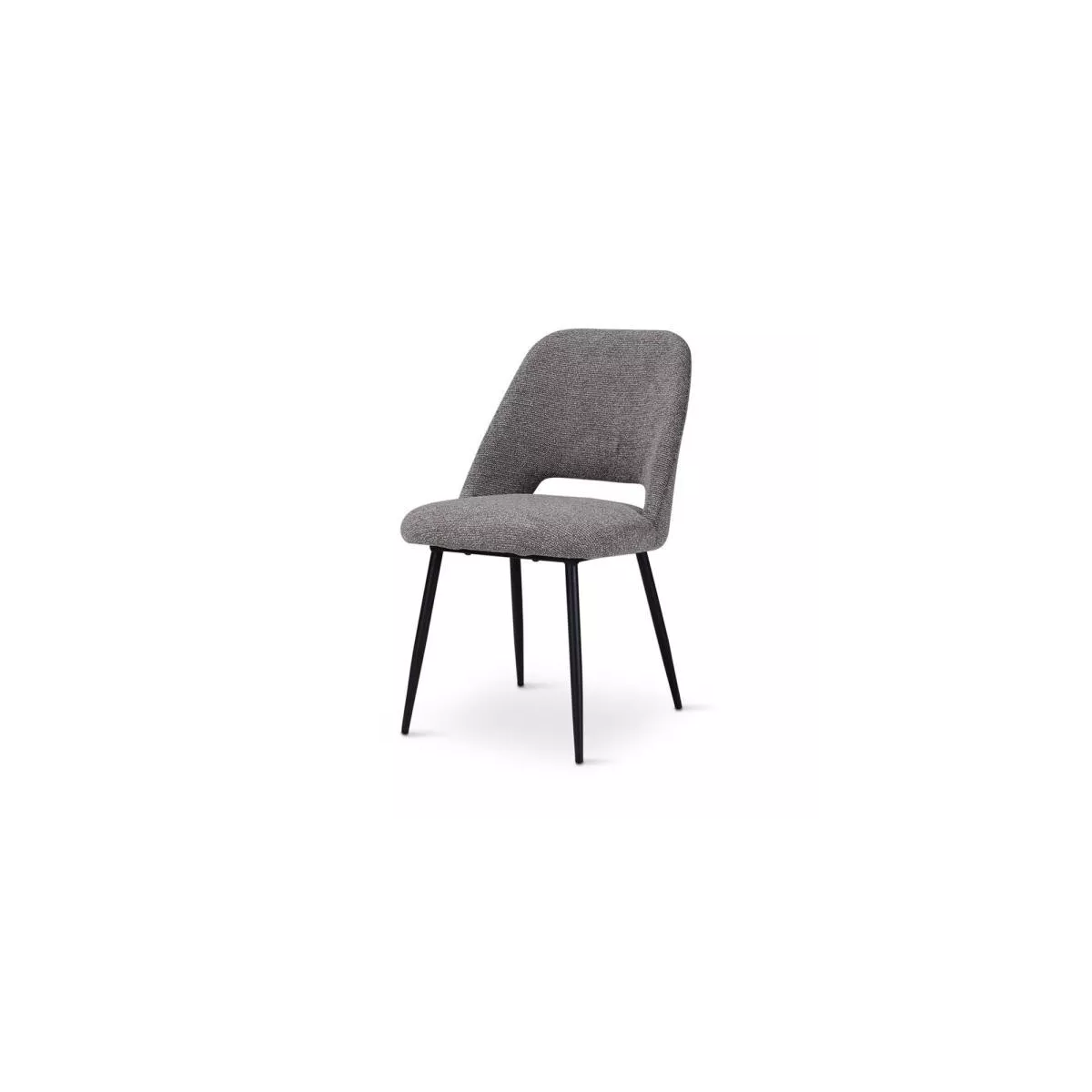 Chaise Omis Tissu Dark Grey