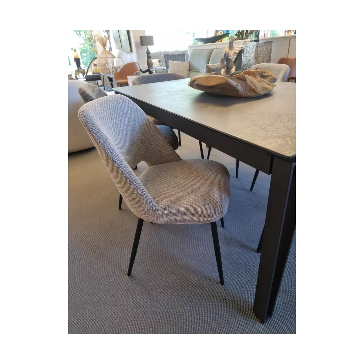 Chaise Omis Tissu Naturel