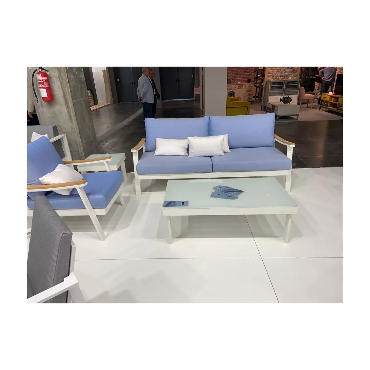 Salon Creta : Canapé 3 places + 2 Fauteuils
