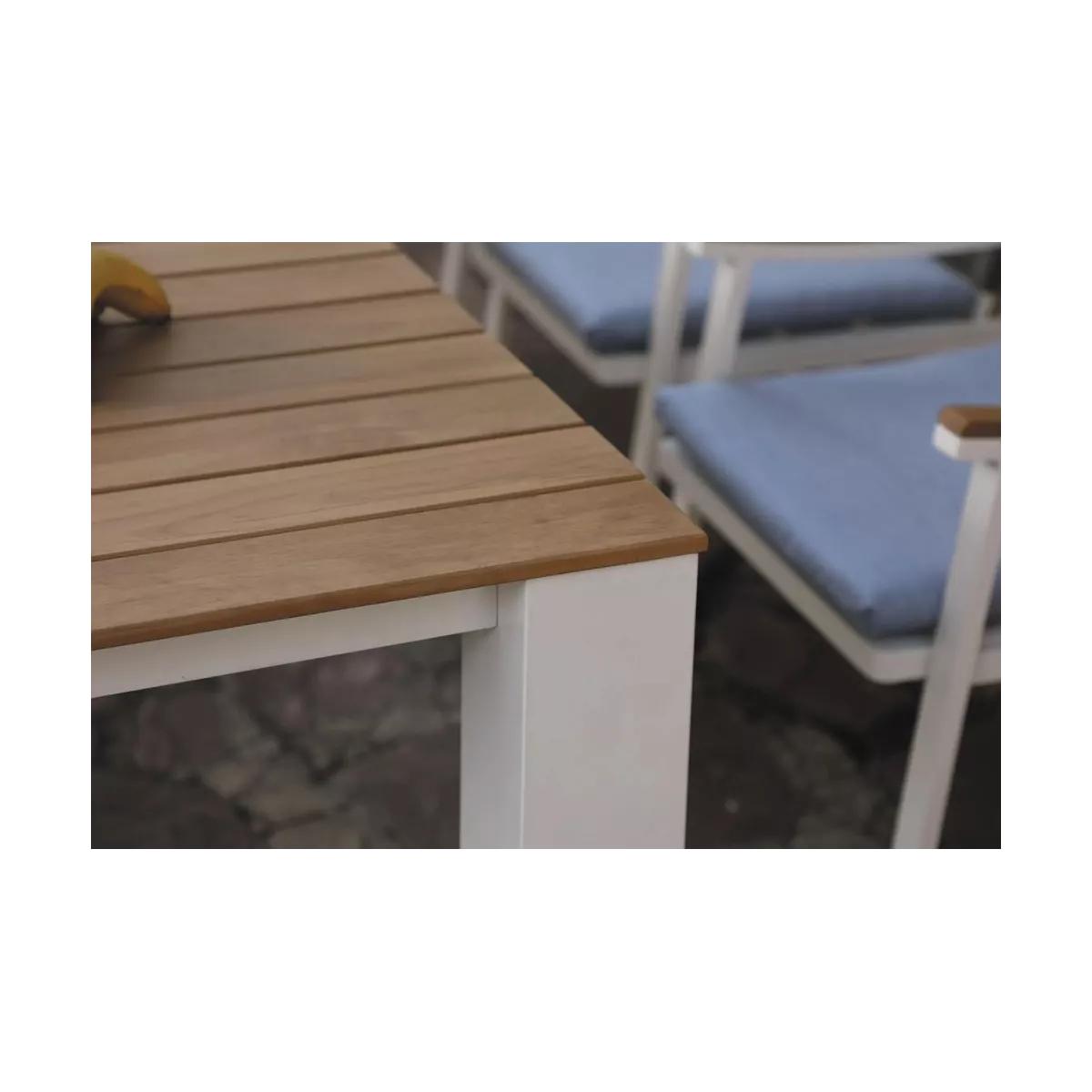 Table de repas Creta Alu et Teck Outdoor 300cm