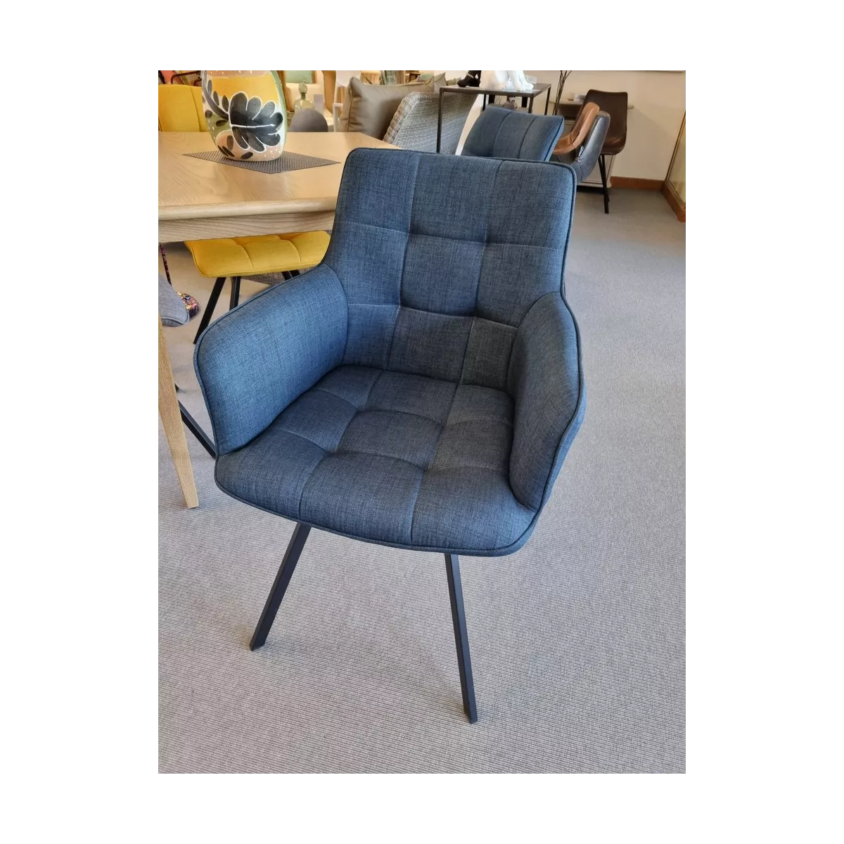 Fauteuil Sophie Pivotant Bleu
