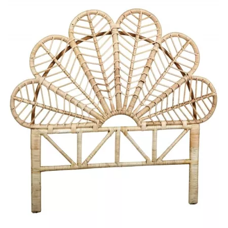 Tête de Lit Vintage en Rotin