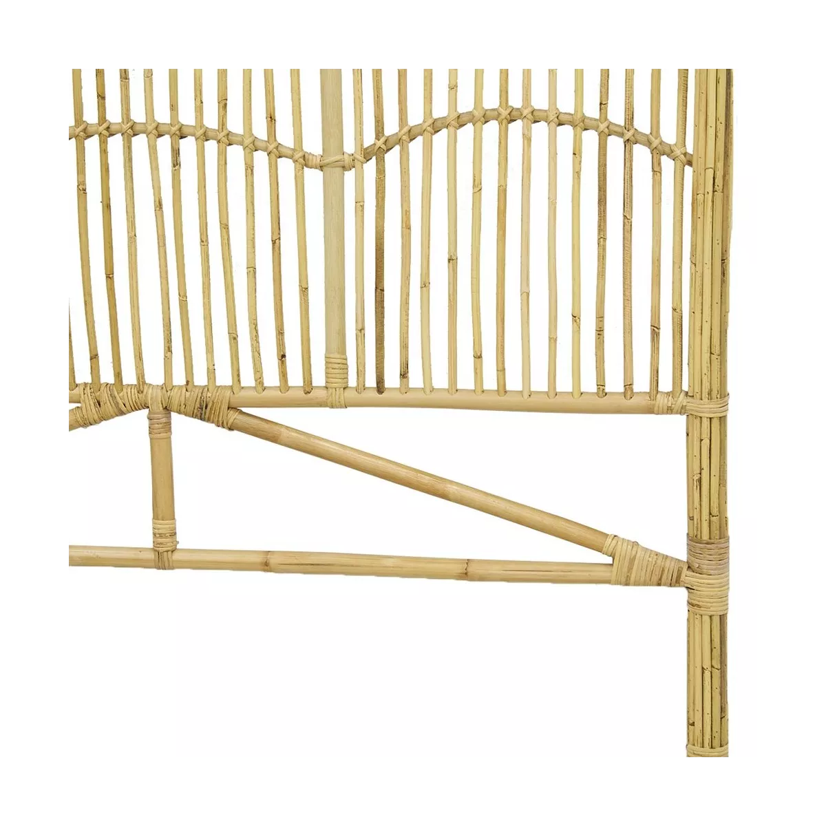 Tête de Lit Vintage Pamplona en Rotin 140cm