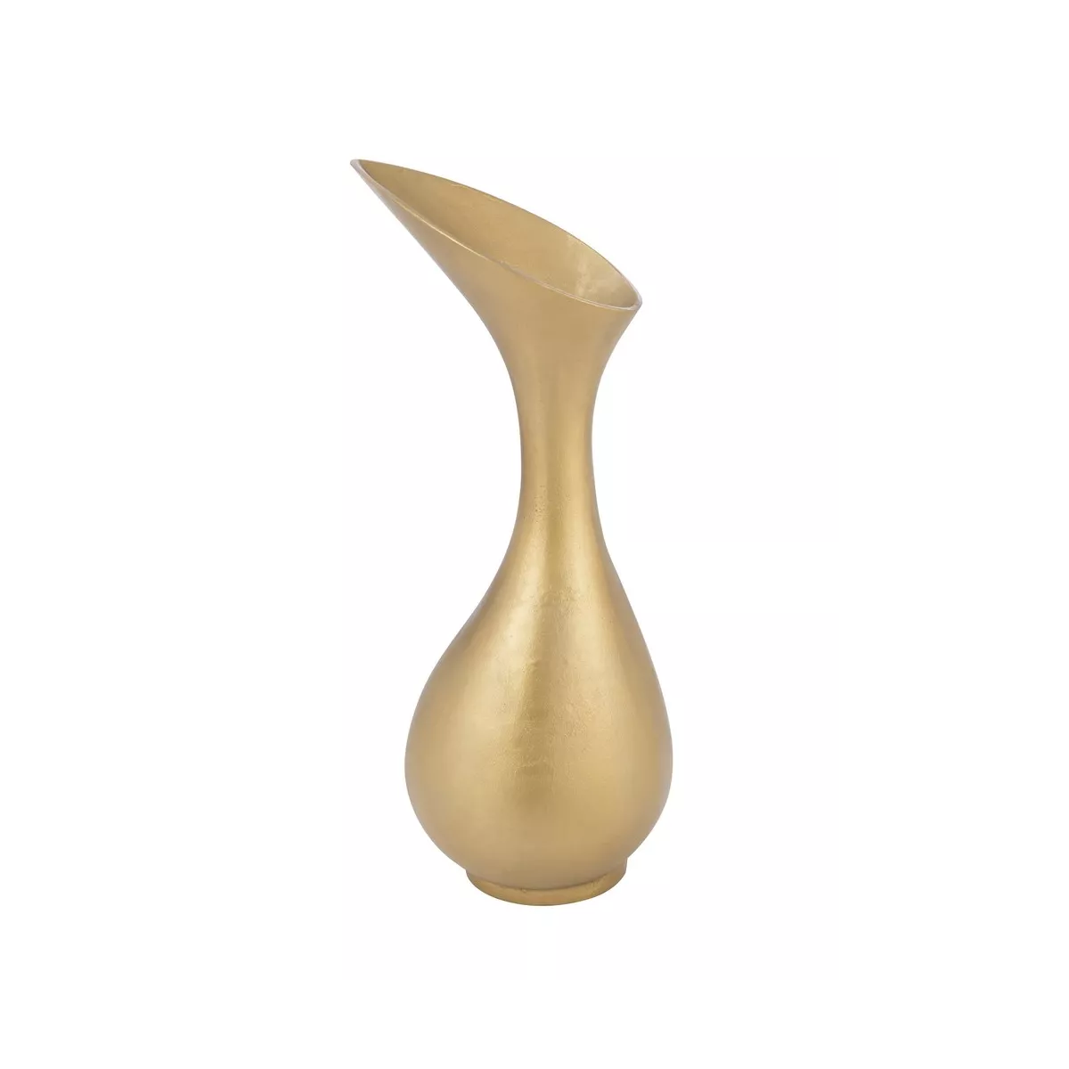 Vase Aluminium Doré 77h