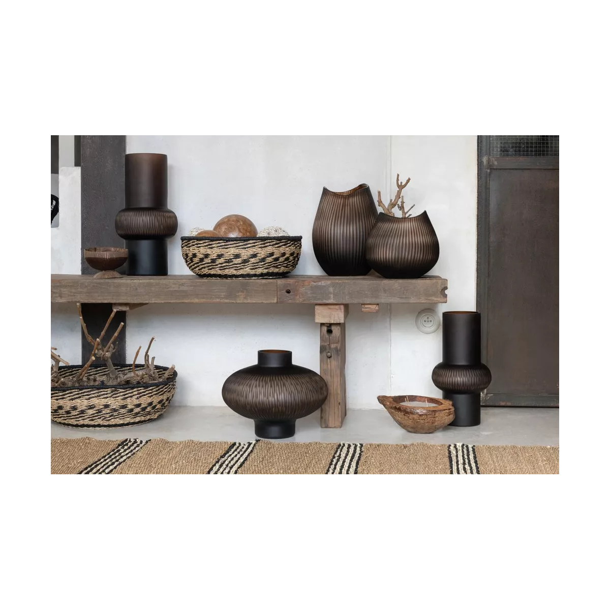 Vase en Verre Elia 41h