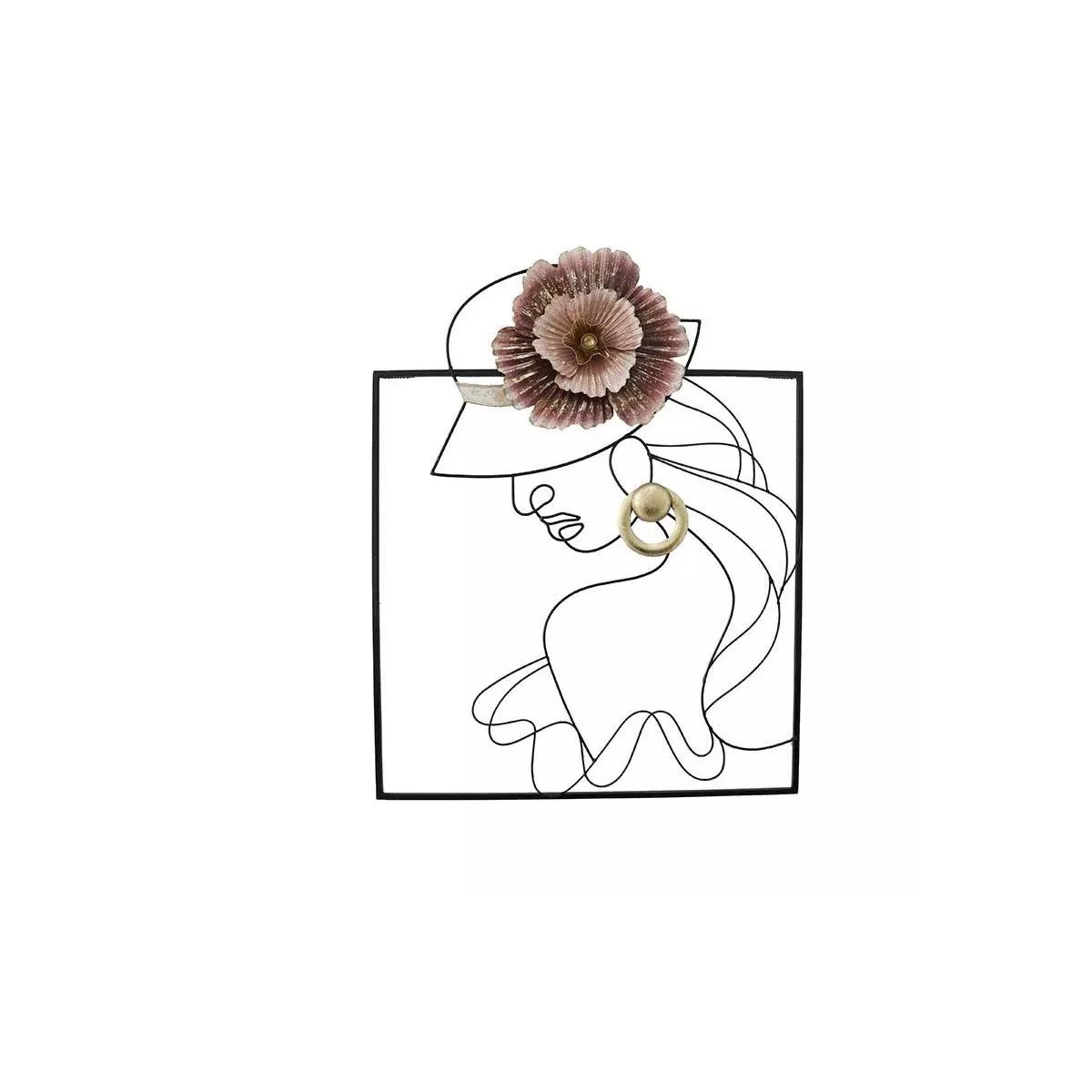 Décoration Visage Or/Rose