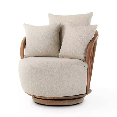 Fauteuil Teck Pivotant Noel