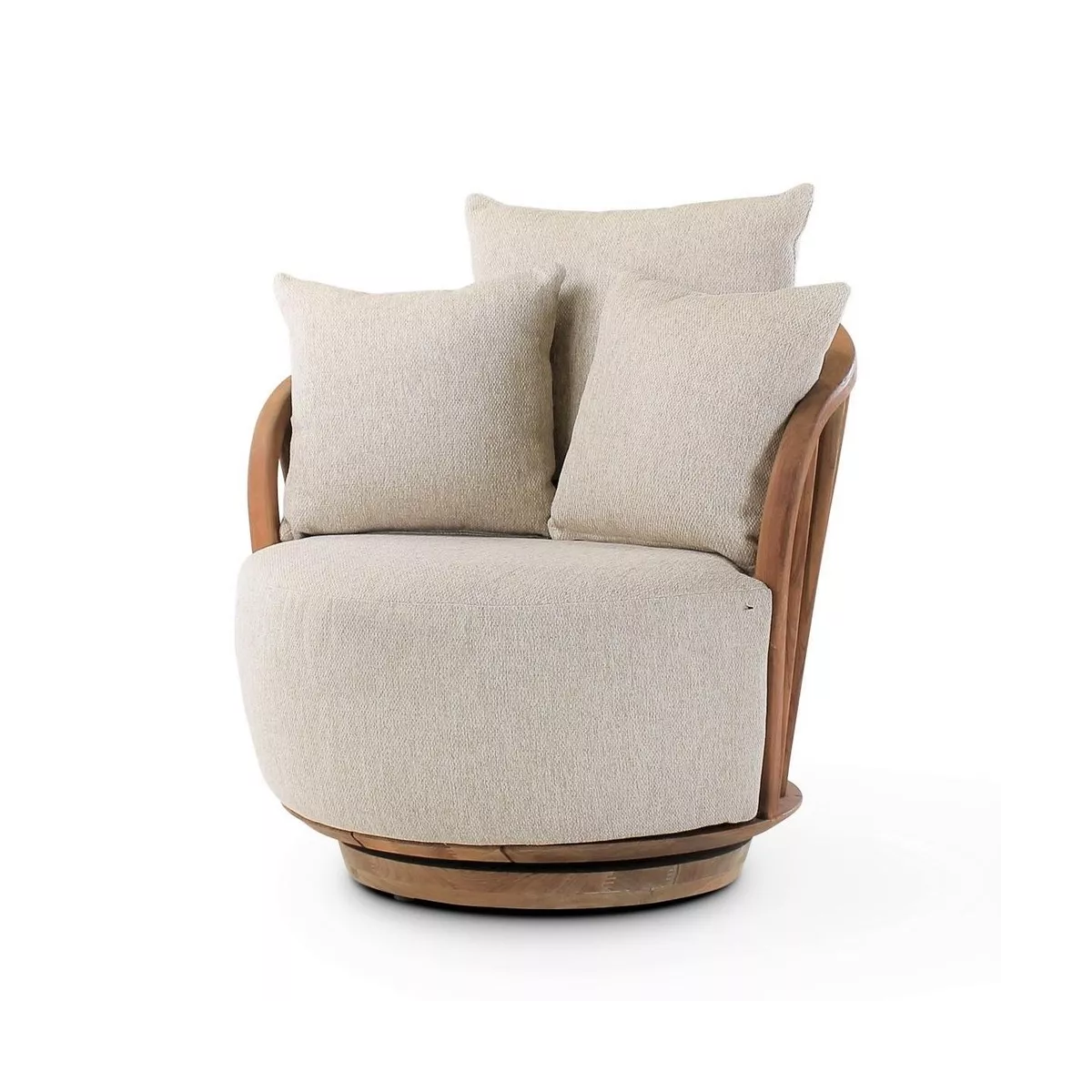 Fauteuil Teck Pivotant Noel