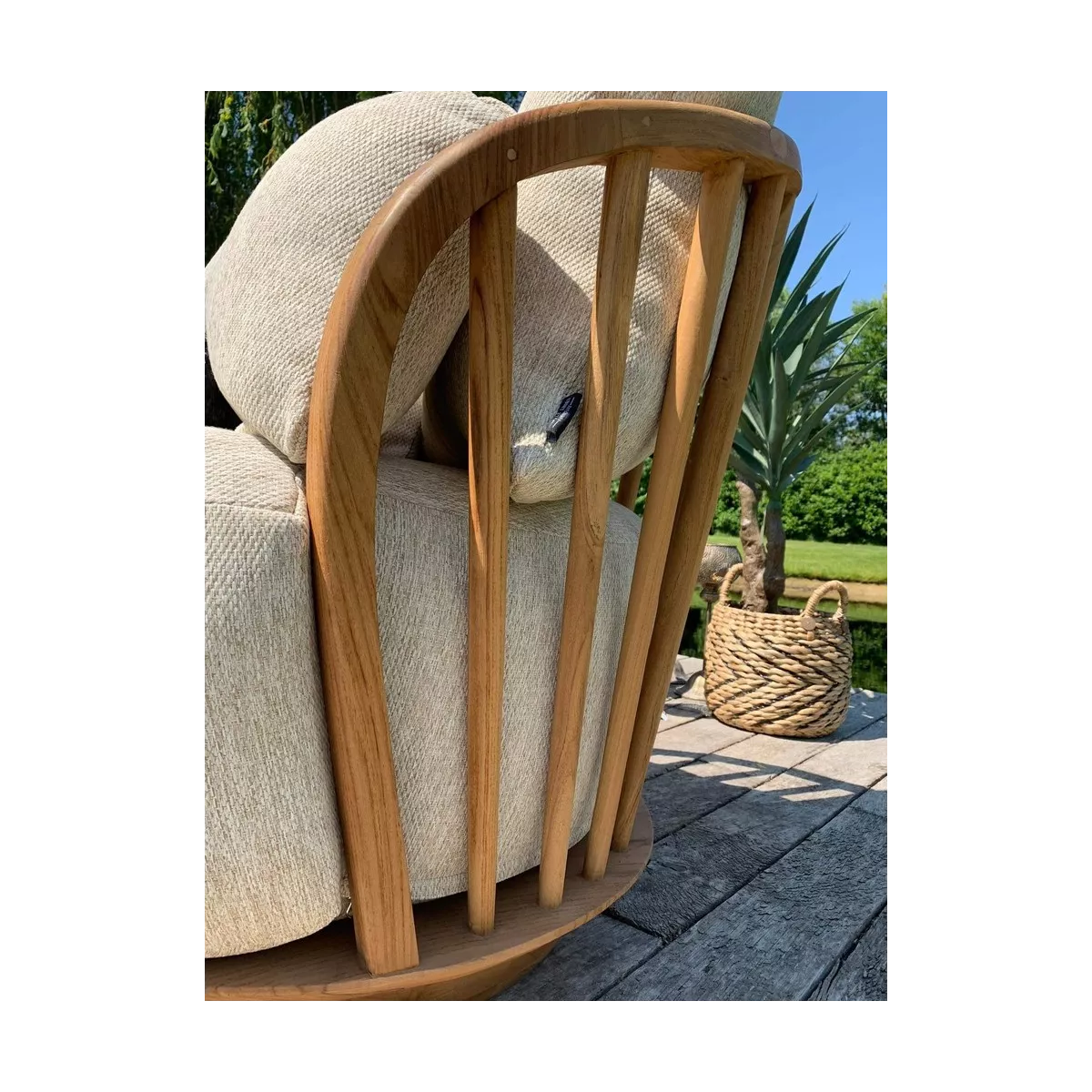 Fauteuil Teck Pivotant Noel
