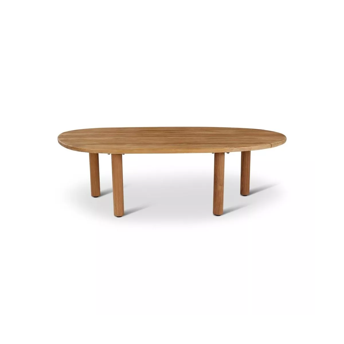 Table basse Teck Oscar 138x70cm Naturel