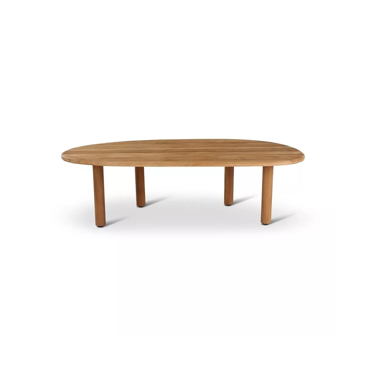 Table basse Teck Oscar 138x70cm Naturel