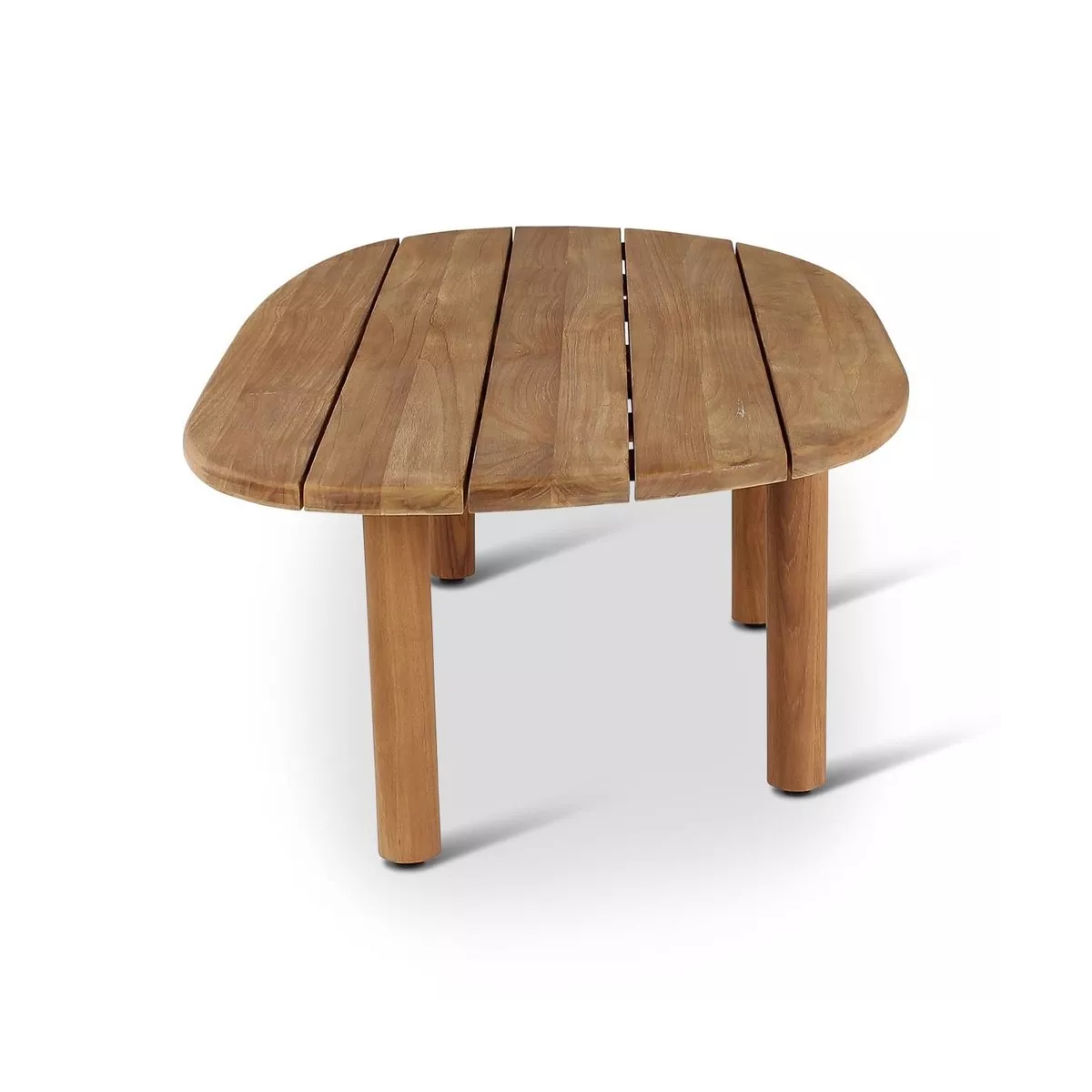 Table basse Teck Oscar 138x70cm Naturel