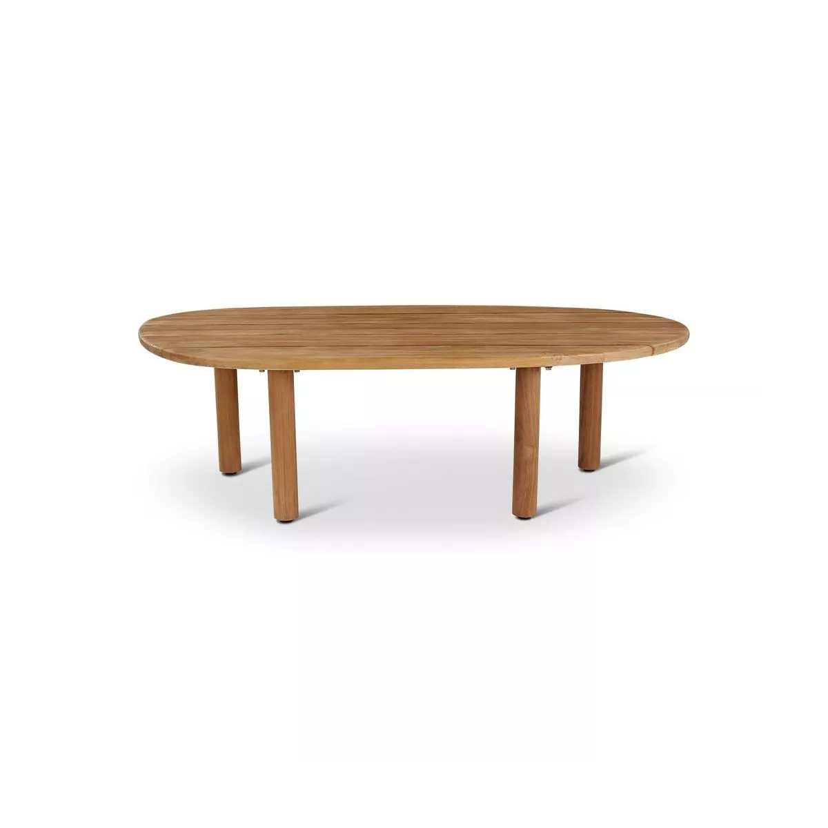 Table basse Teck Oscar 138x70cm Naturel