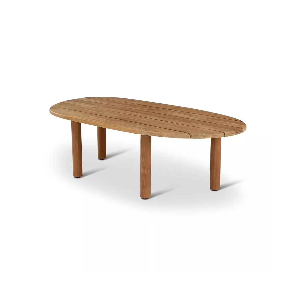 Table basse Teck Oscar 138x70cm Naturel