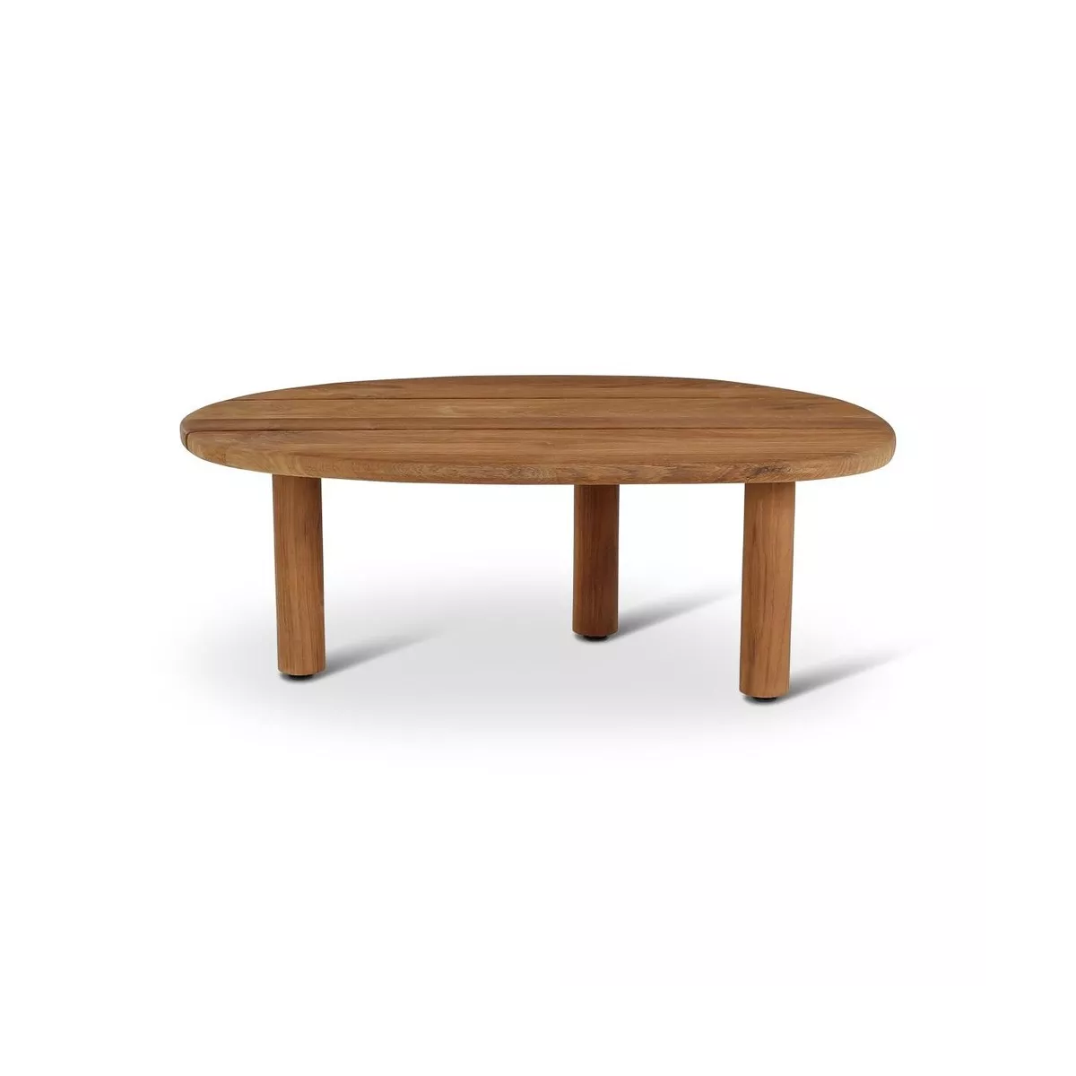 Table basse Teck Oscar 83x47cm Naturel