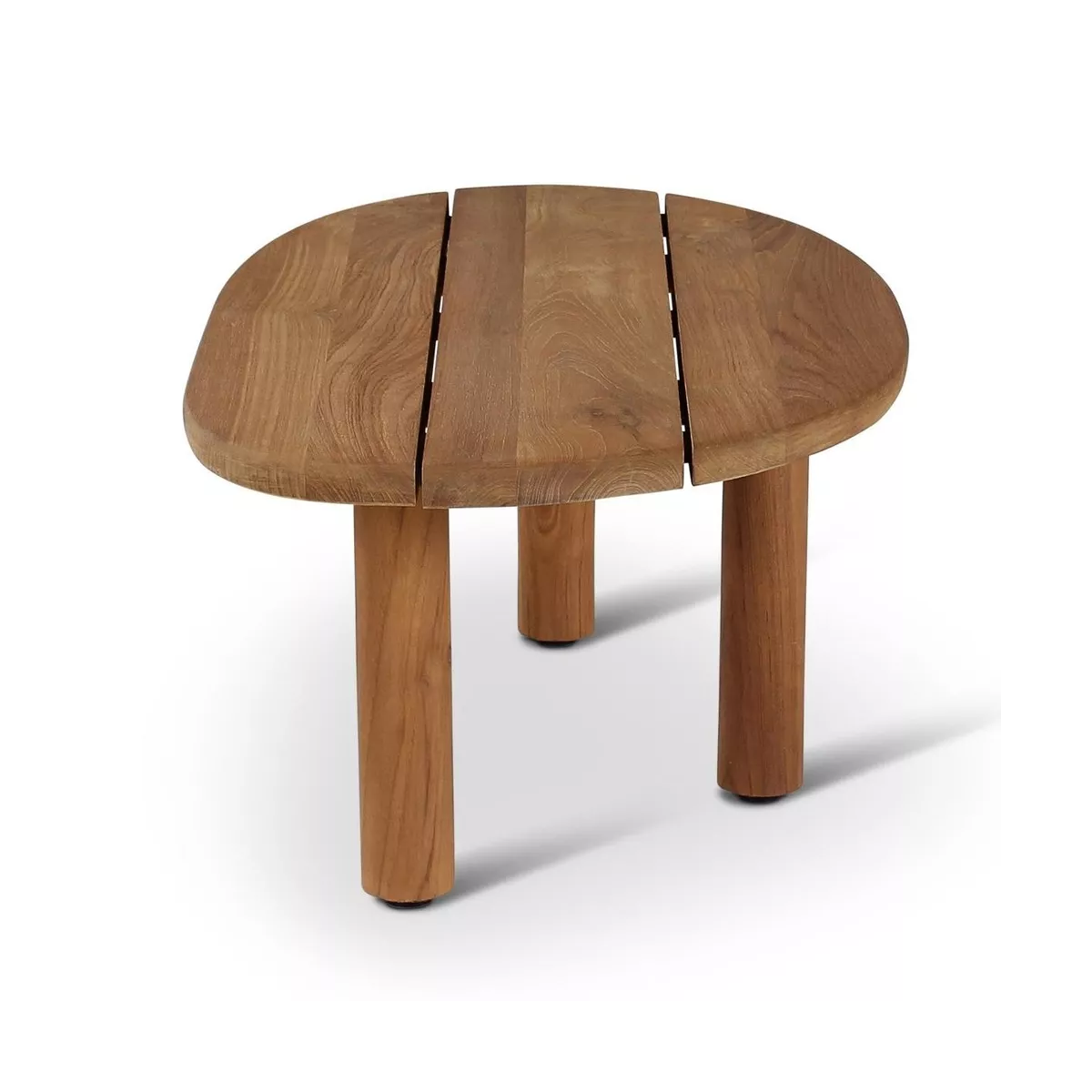 Table basse Teck Oscar 83x47cm Naturel
