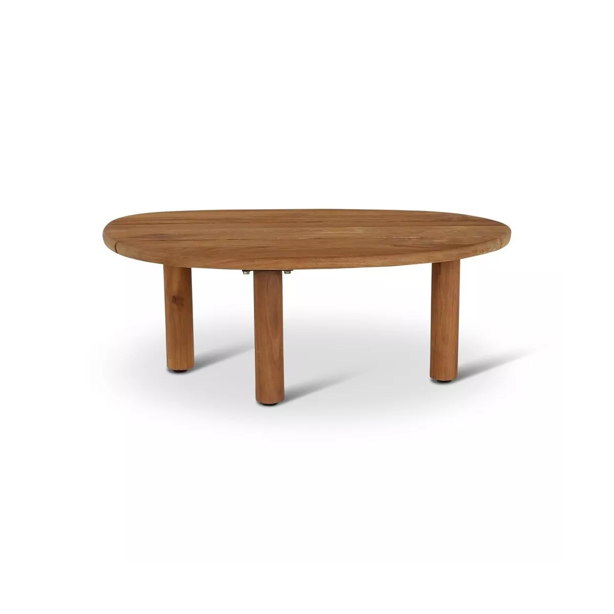 Table basse Teck Oscar 83x47cm Naturel