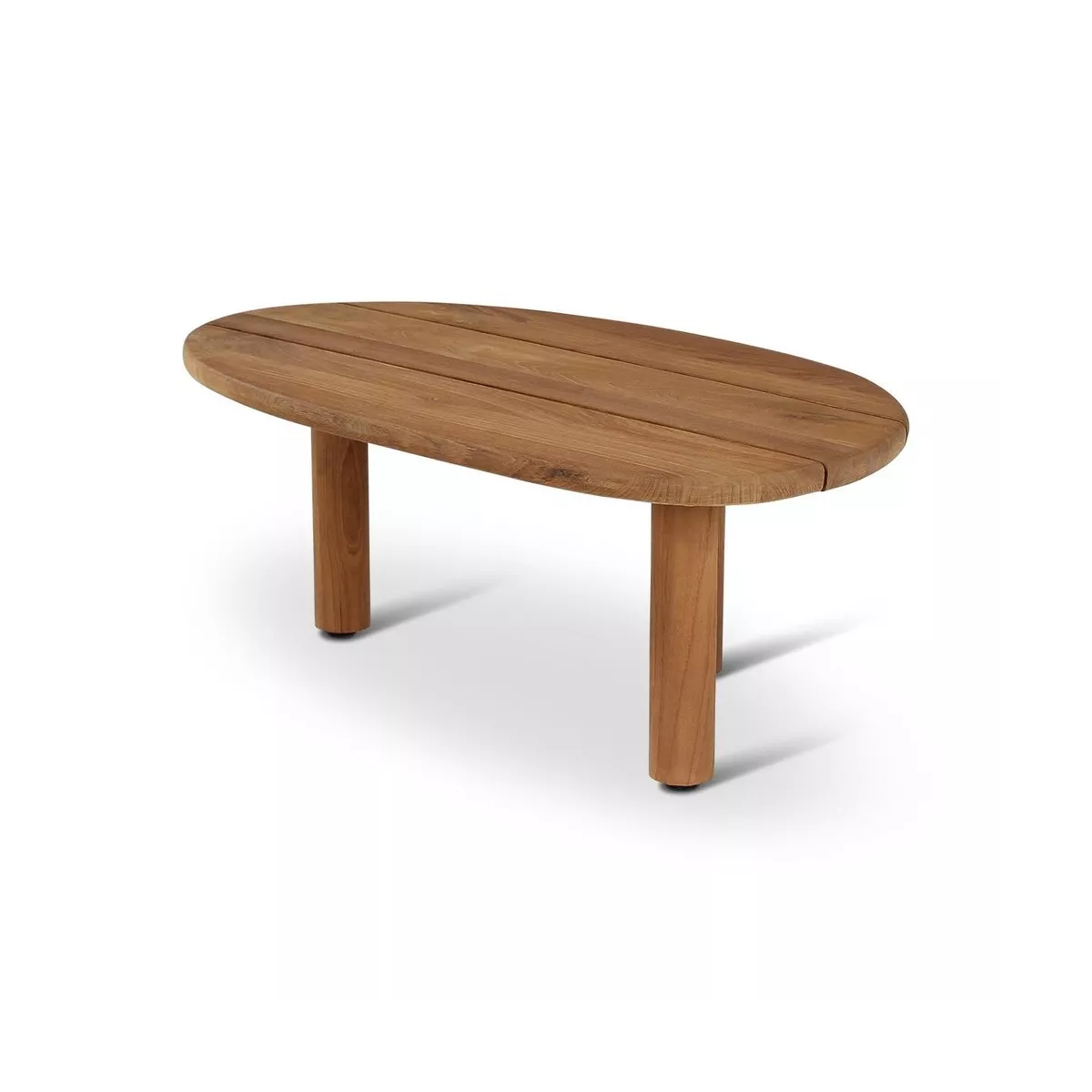 Table basse Teck Oscar 83x47cm Naturel
