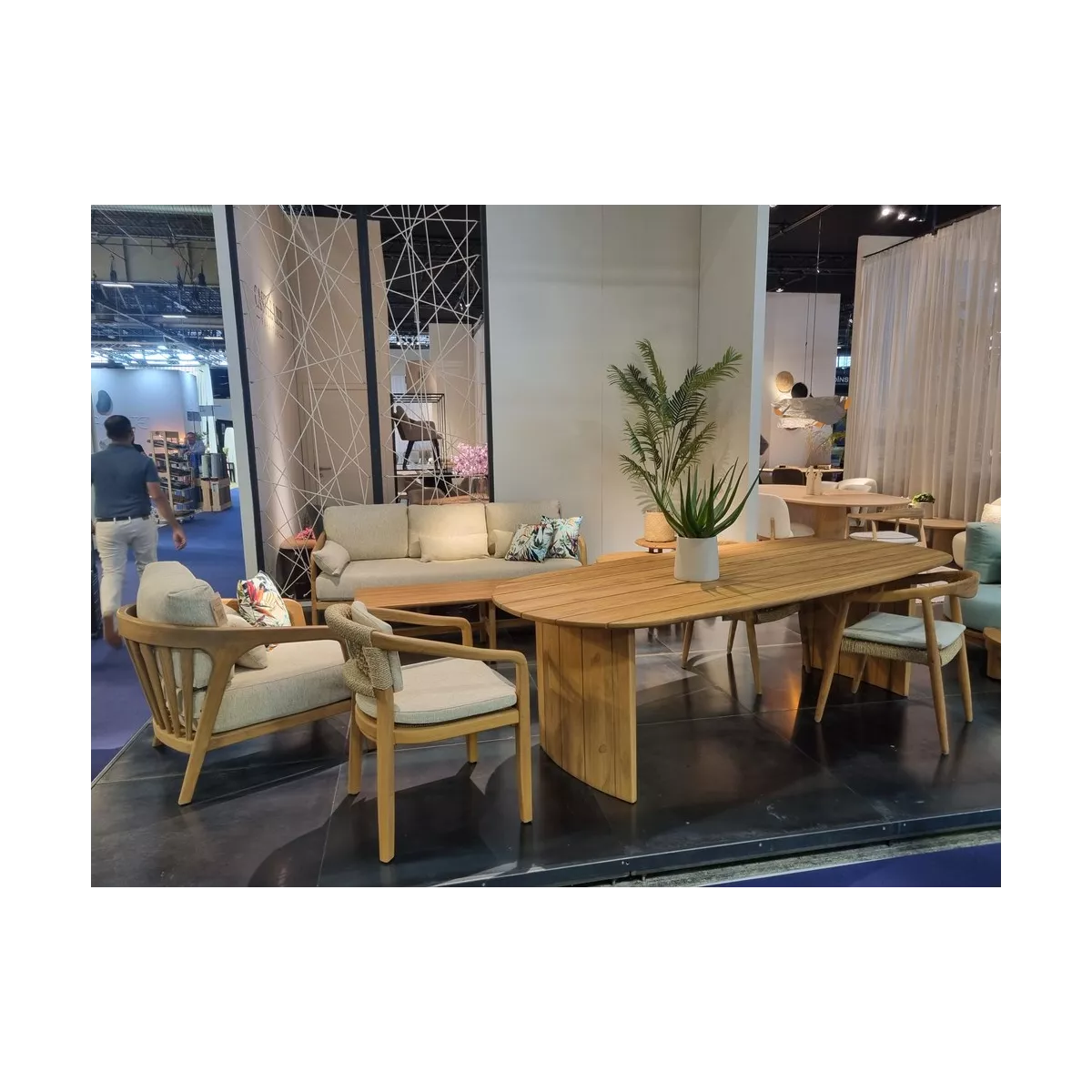 Fauteuil de Repas Anais Teck Naturel