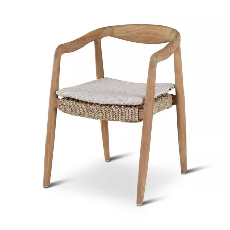 Fauteuil de Repas Anais Teck Naturel