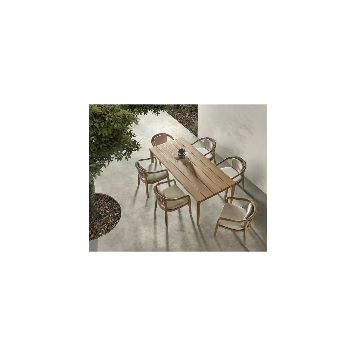 Fauteuil de Repas Anais Teck Naturel