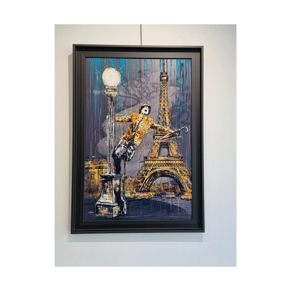 Tableau Romaric, Homme et Lampadaire