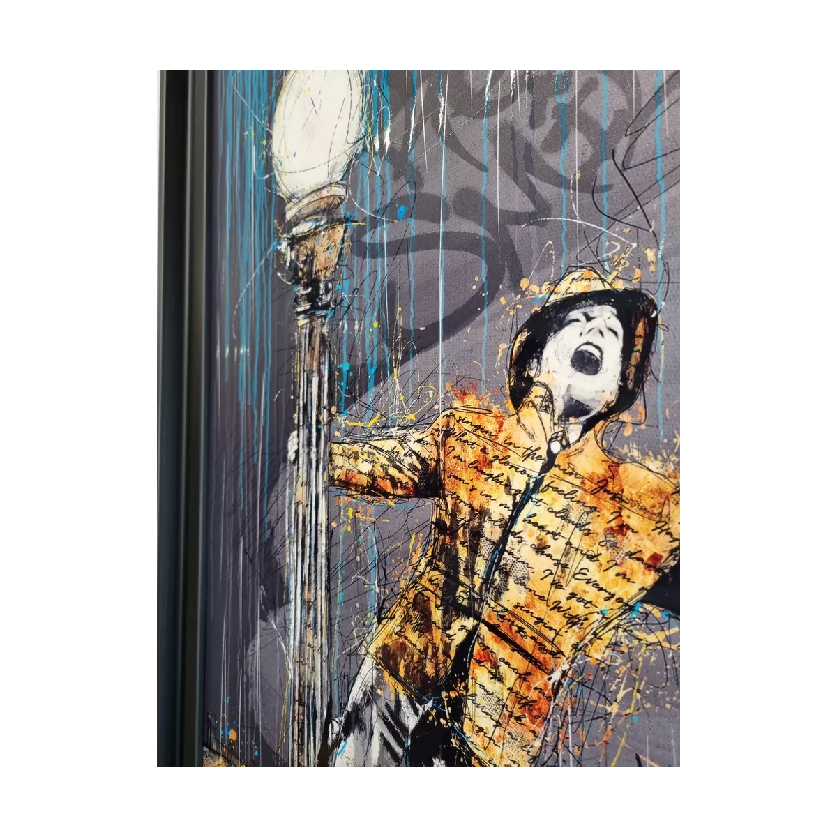 Tableau Romaric, Homme et Lampadaire