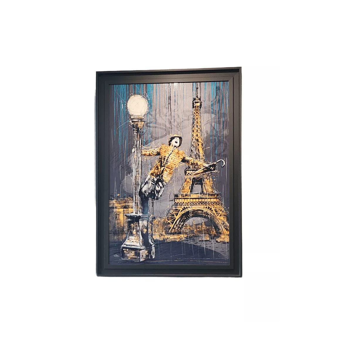 Tableau Romaric, Homme et Lampadaire