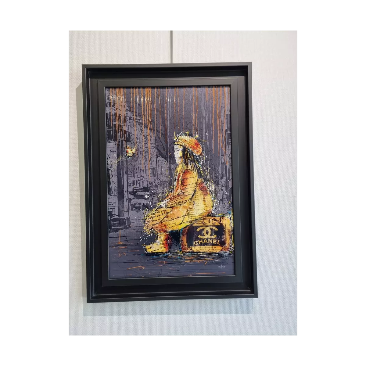 Tableau Romaric, La Petite Fille sur la Valise