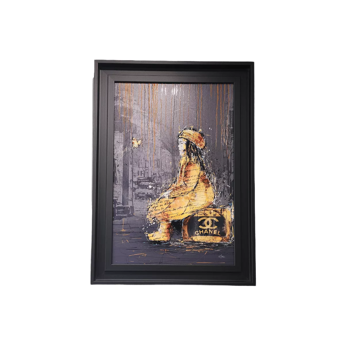 Tableau Romaric, La Petite Fille sur la Valise