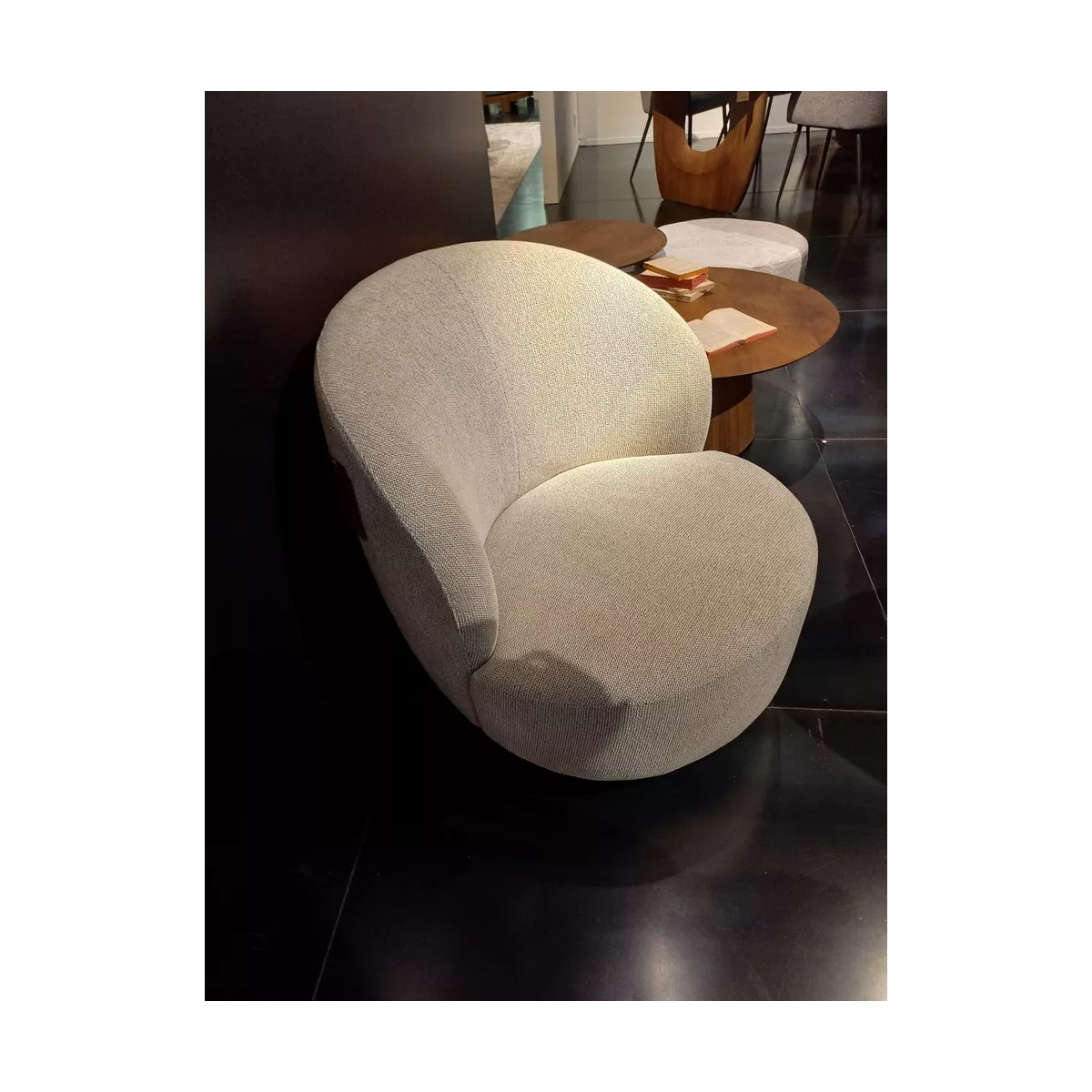 Fauteuil Bolton Tissu Naturel