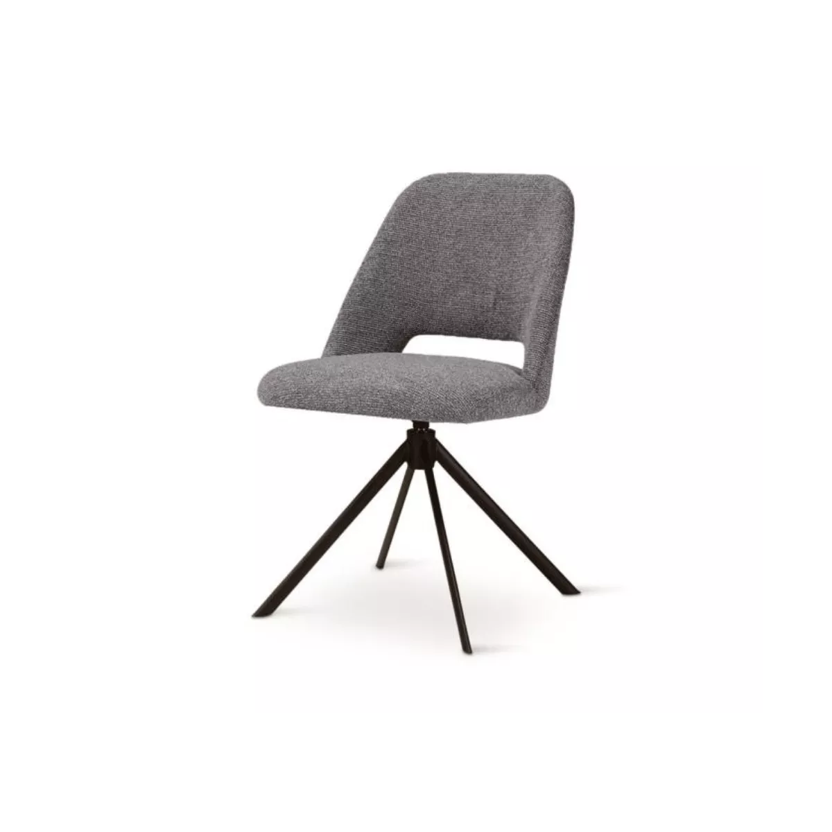 Chaise Omis Pivotante Tissu Dark Grey