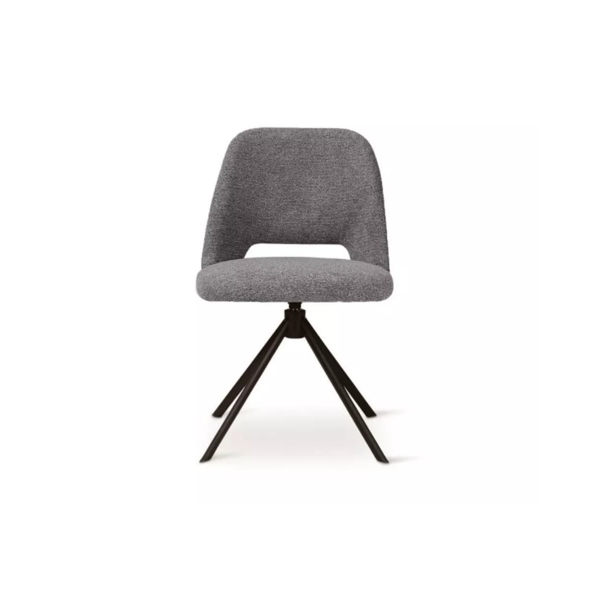 Chaise Omis Pivotante Tissu Dark Grey