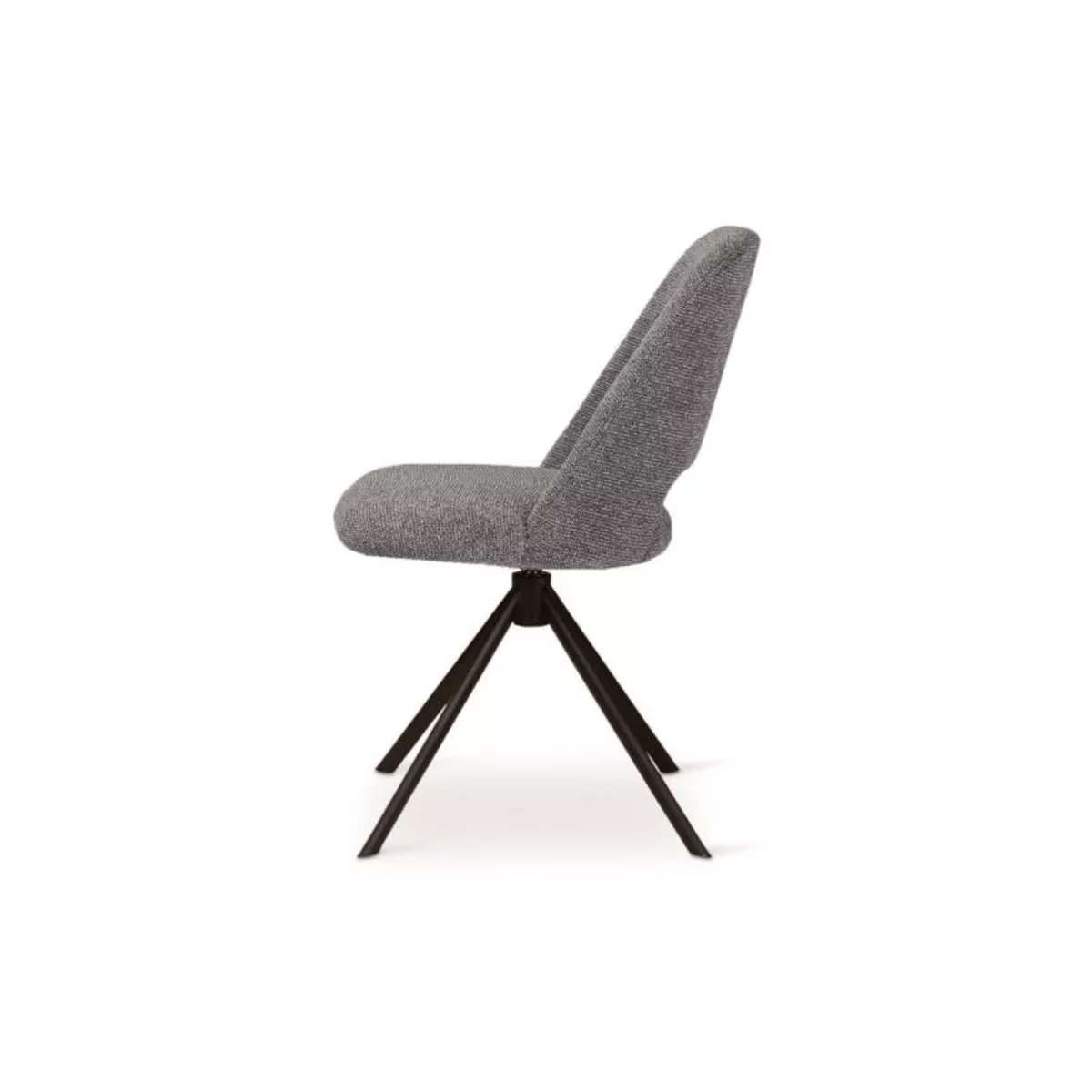 Chaise Omis Pivotante Tissu Dark Grey