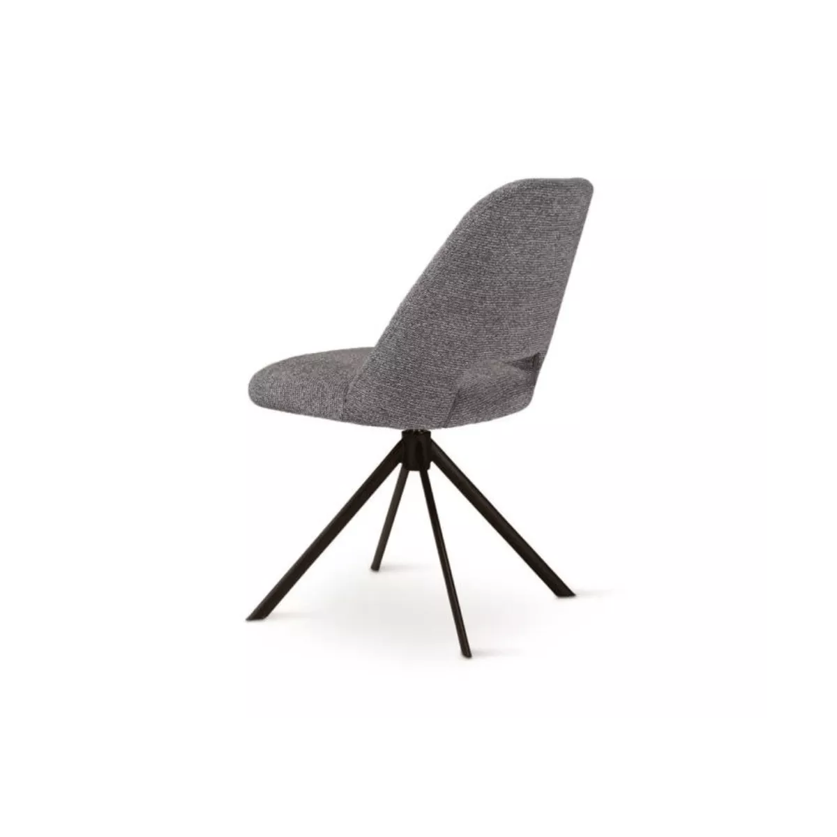 Chaise Omis Pivotante Tissu Dark Grey