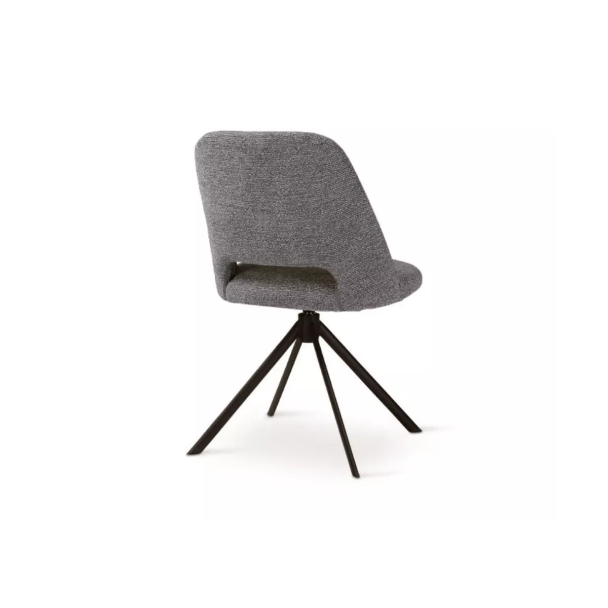 Chaise Omis Pivotante Tissu Dark Grey