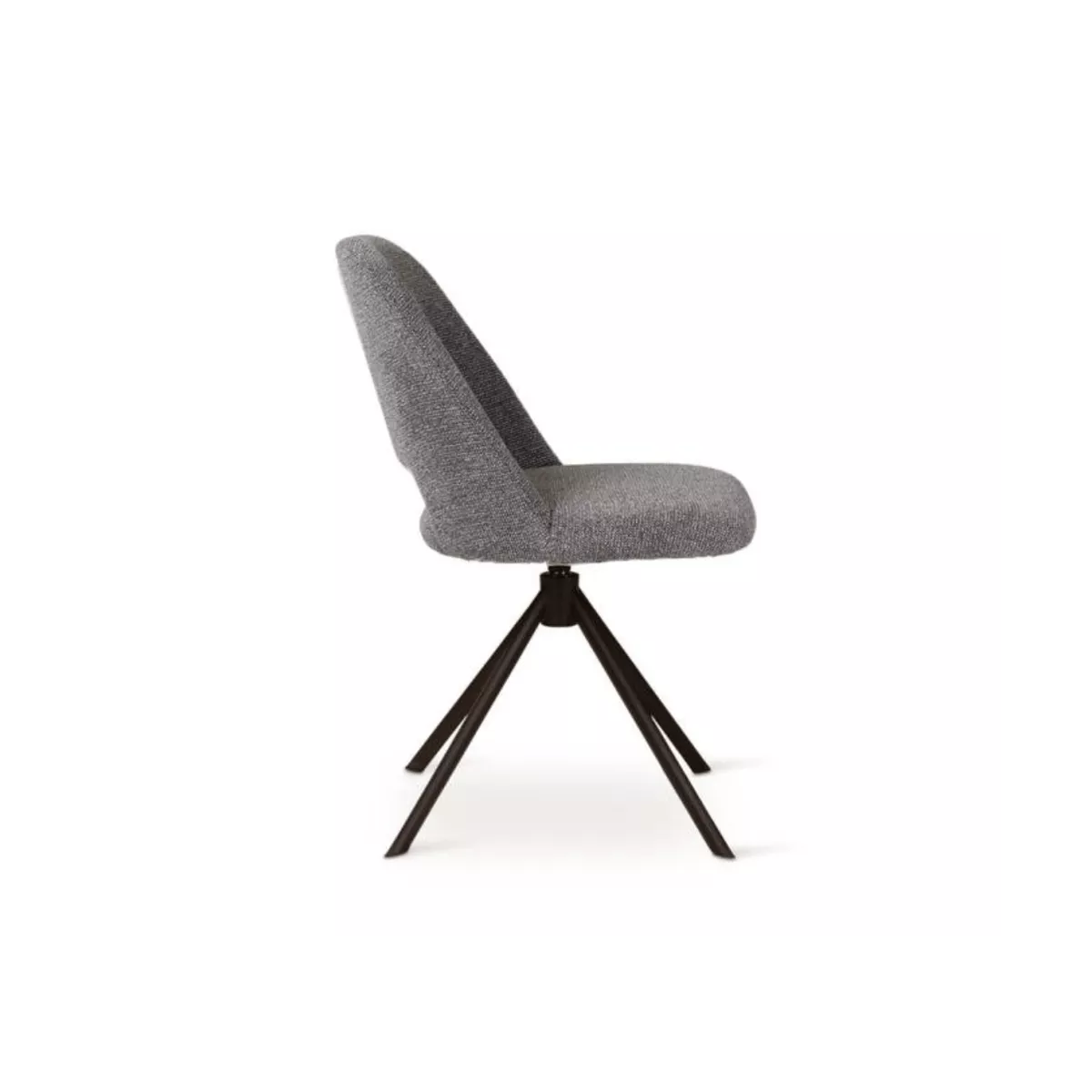 Chaise Omis Pivotante Tissu Dark Grey