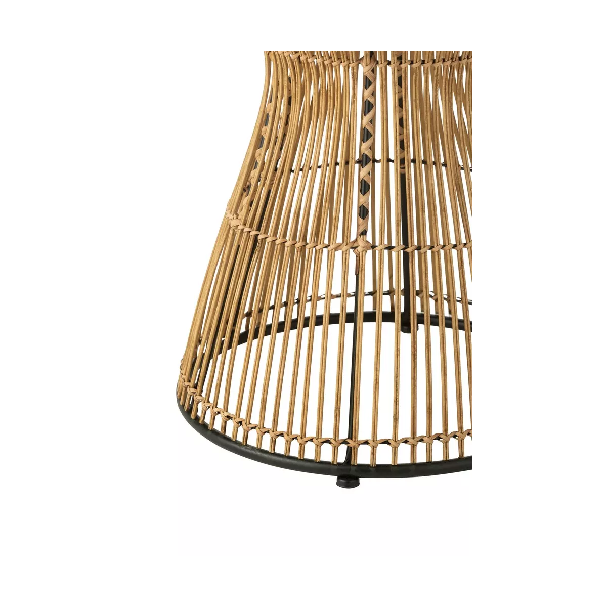 Sellette Vague en rotin H.61cm